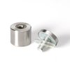 Outwater Round Standoffs, 1 in Bd L, Stainless Steel Brushed, 1-1/4 in OD 3P1.56.00147
